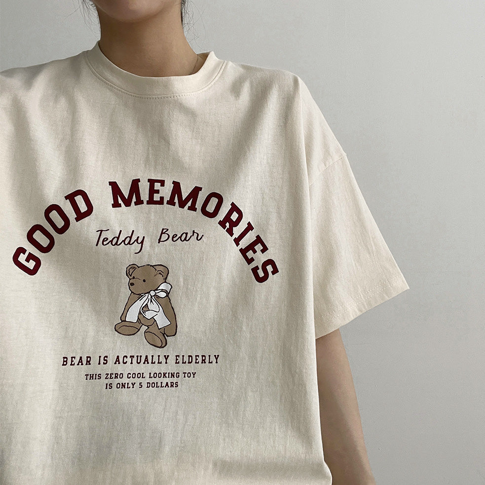 Good Memories🐻小熊短袖T恤