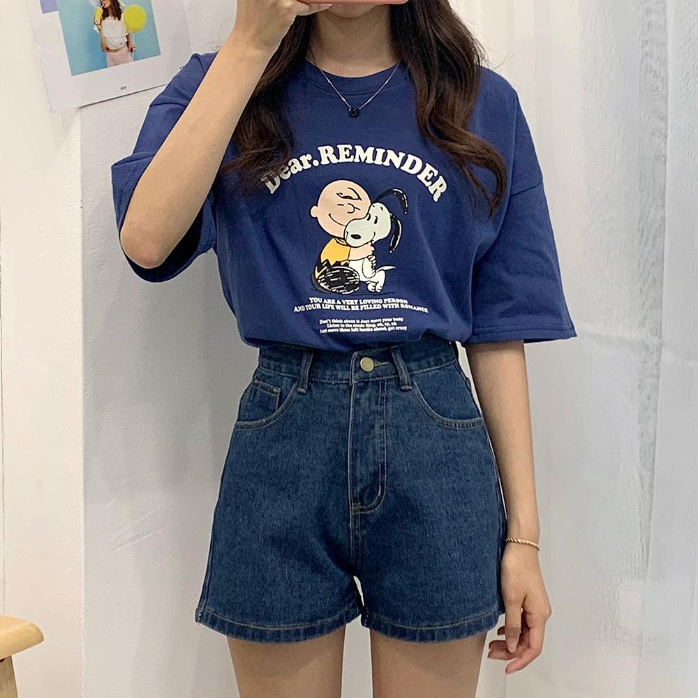 Snoopy & Friends短袖T恤 <KR> - IKIMSTORE