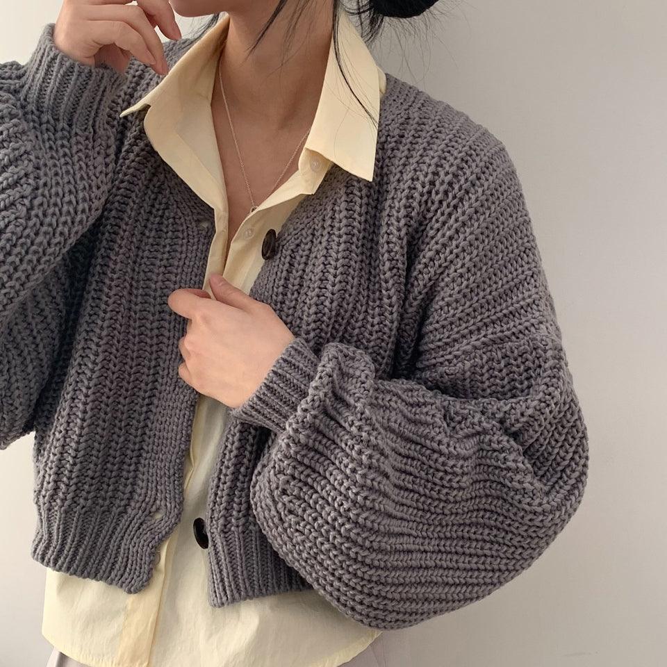 【韓製/8色】🧀奶酪棉質短款恤衫 - IKIMSTORE