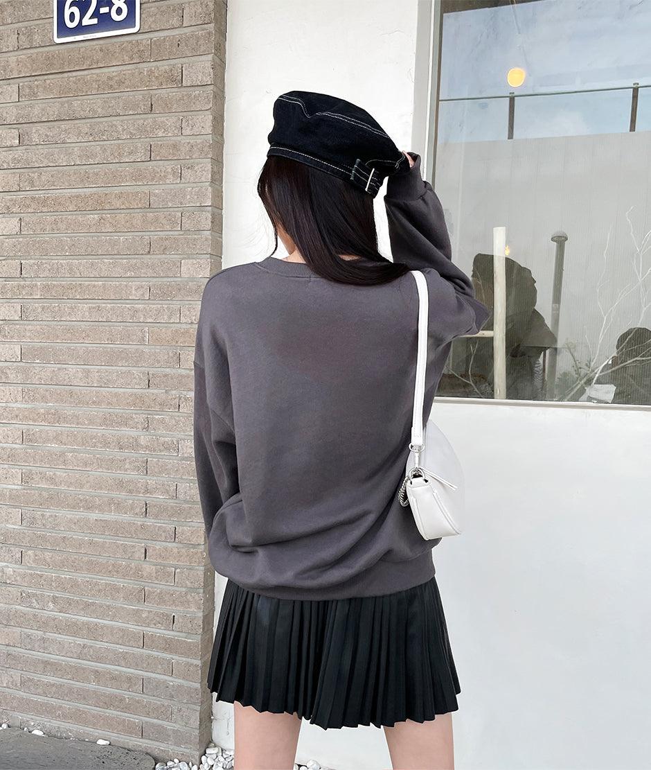【現貨】韓製明線牛仔貝雷帽<KR> - IKIMSTORE