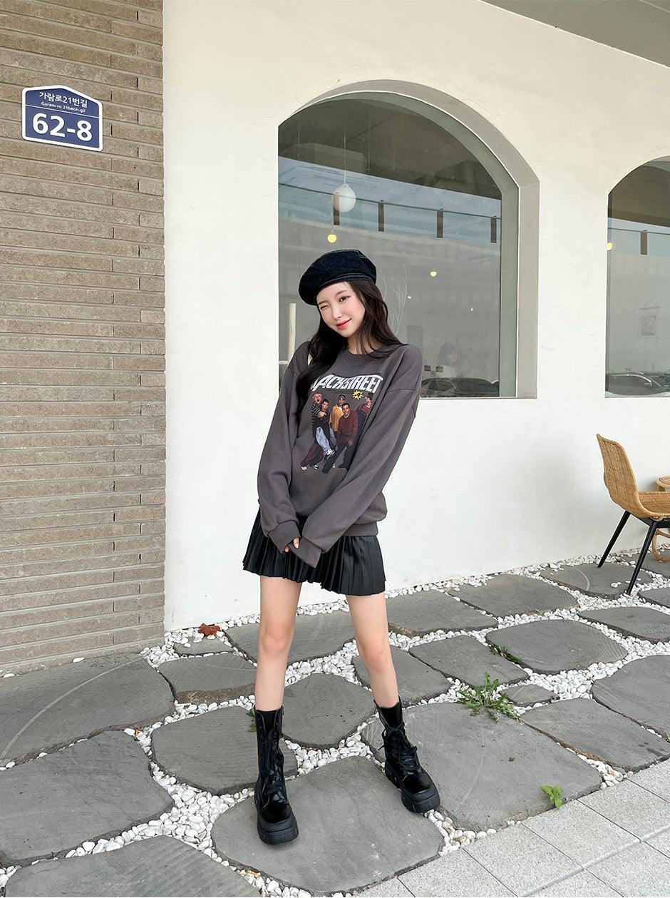 【現貨】韓製明線牛仔貝雷帽<KR> - IKIMSTORE