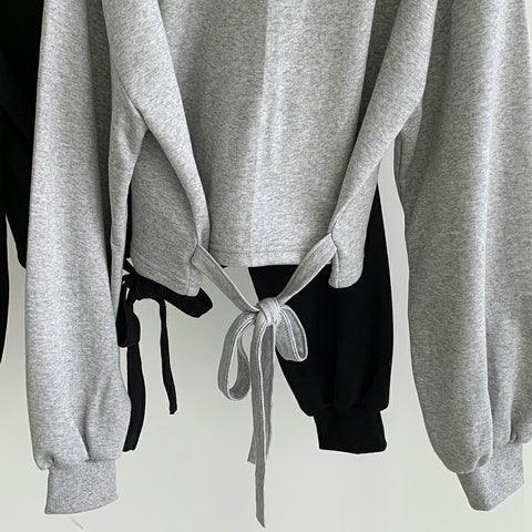 🇰🇷韓製綁帶衛衣 3色入 - ikimstore