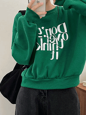 【現貨Oat】Dont韓製短款衛衣(4color)<KR> - IKIMSTORE