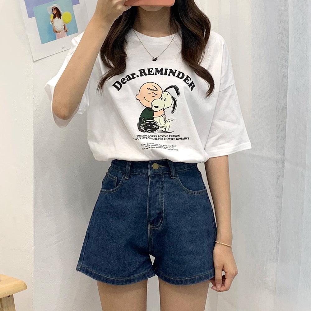 Snoopy & Friends短袖T恤 <KR> - IKIMSTORE