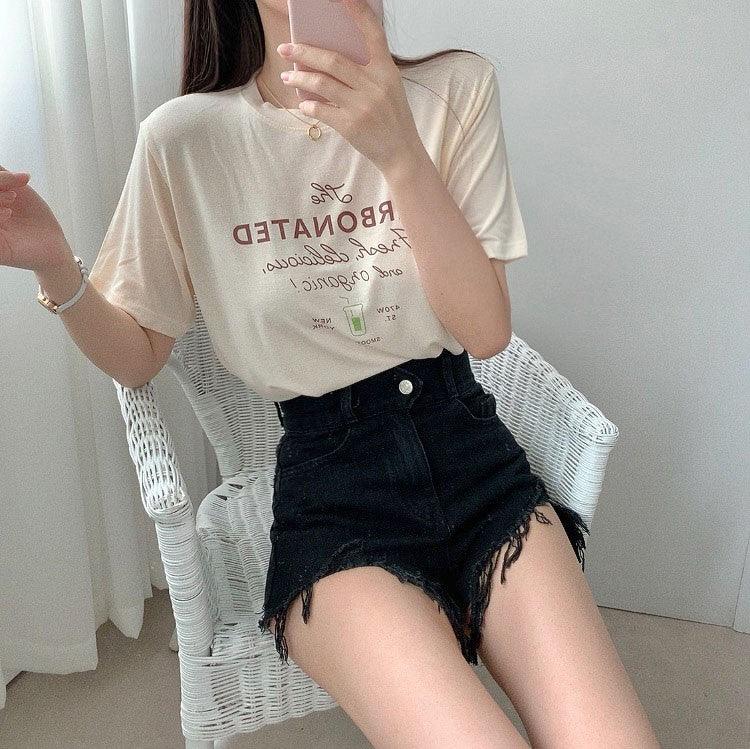 【現貨白、杏】CARBONATED🍹夏日短袖T恤<KR> - IKIMSTORE