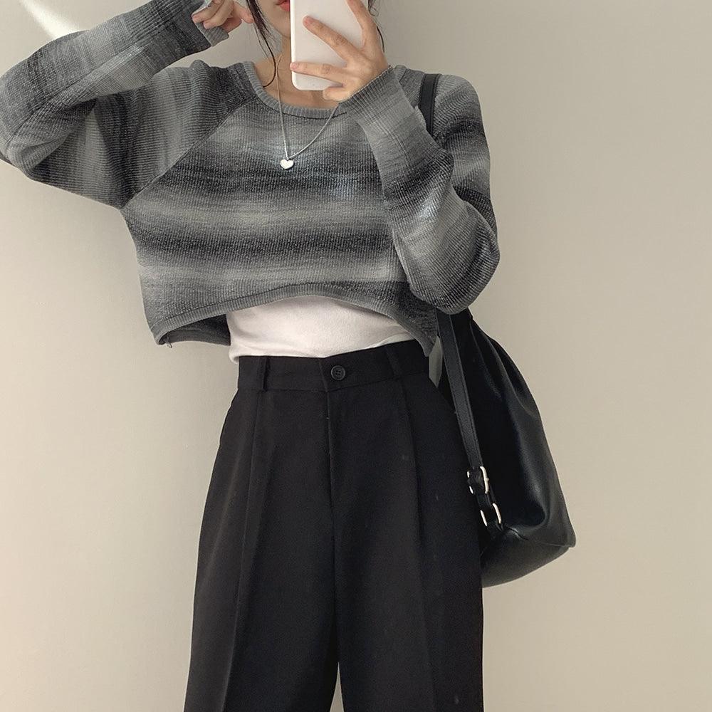 【三種長度/免燙超好穿!】韓製垂感摩登西裝闊褲<KR> (S~2XL) - IKIMSTORE
