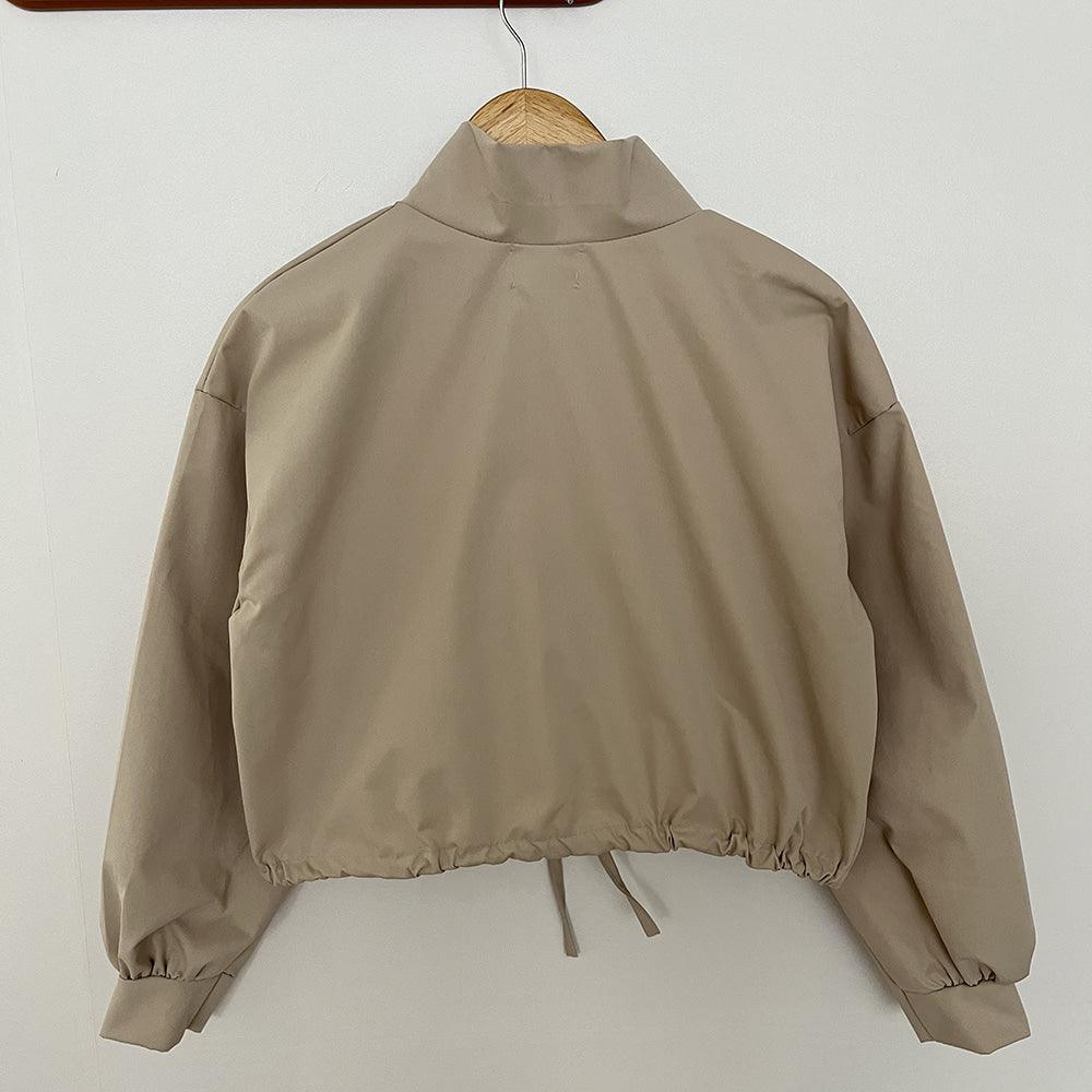 翻領工裝短款夾克外套<KR> - IKIMSTORE