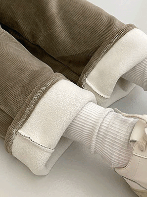 【內加厚毛】厚實燈芯絨寬褲(3color) - IKIMSTORE