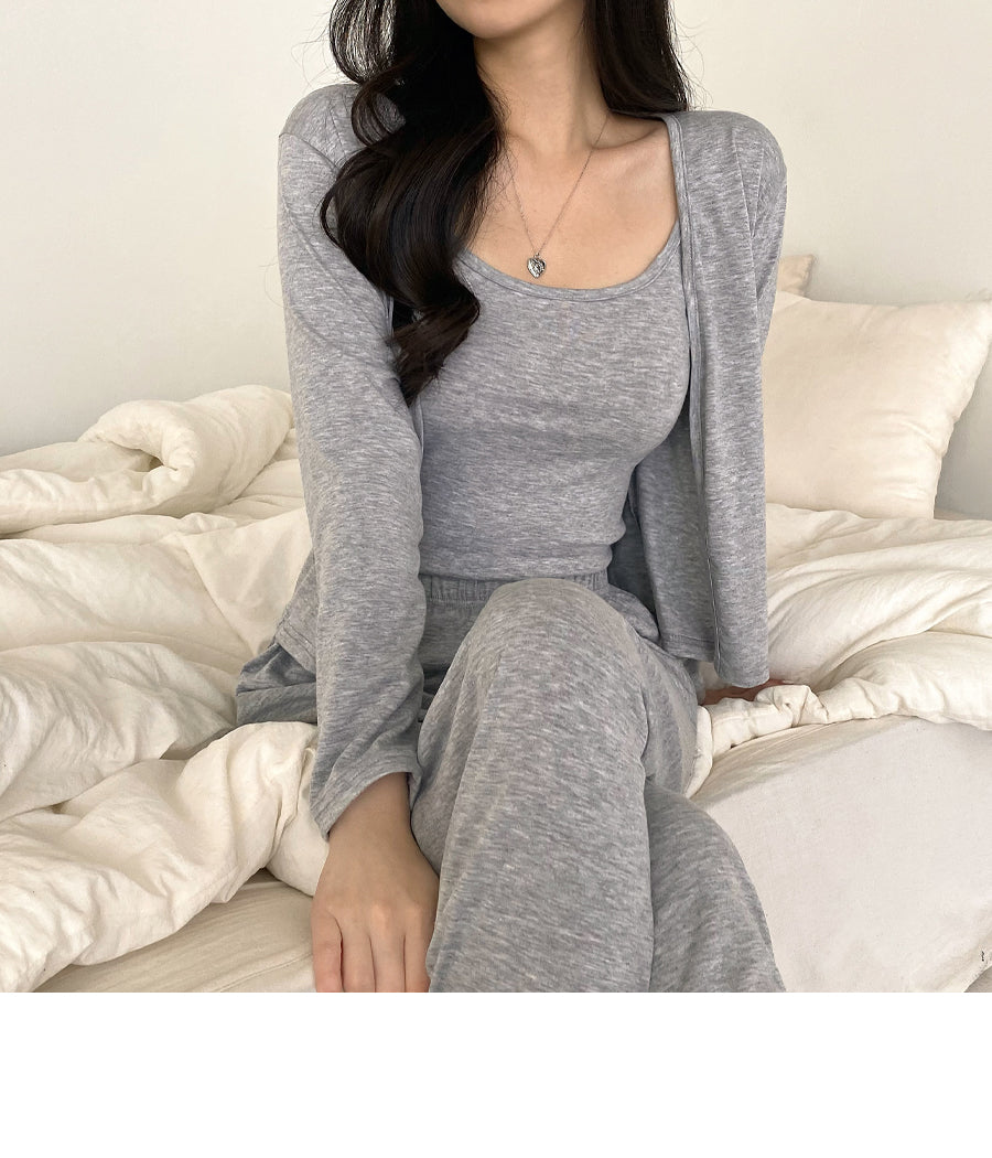 【現貨黑】懶人套裝♡ Missy Look休閒三件套