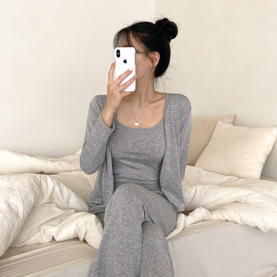 【現貨黑】懶人套裝♡ Missy Look休閒三件套