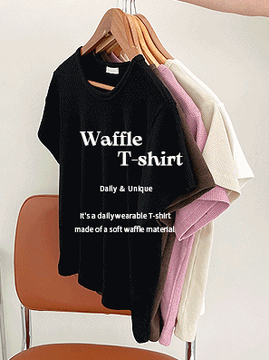 🧇高質窩夫格短袖T恤