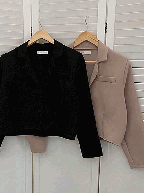 韓製短款西裝外套