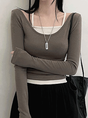 Yu-Neck背心+長袖SET