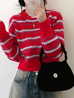 【現貨】混色條紋針織衫 - IKIMSTORE