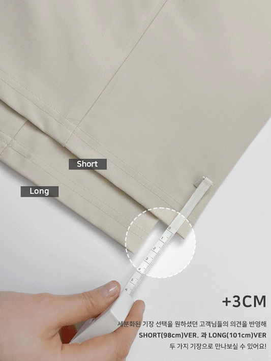 【三種長度】兩針褶日常西裝闊褲<KR> (S~2XL) - IKIMSTORE