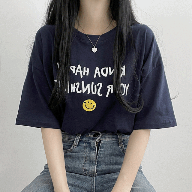 😊Smile笑臉短袖T恤<KR> - IKIMSTORE
