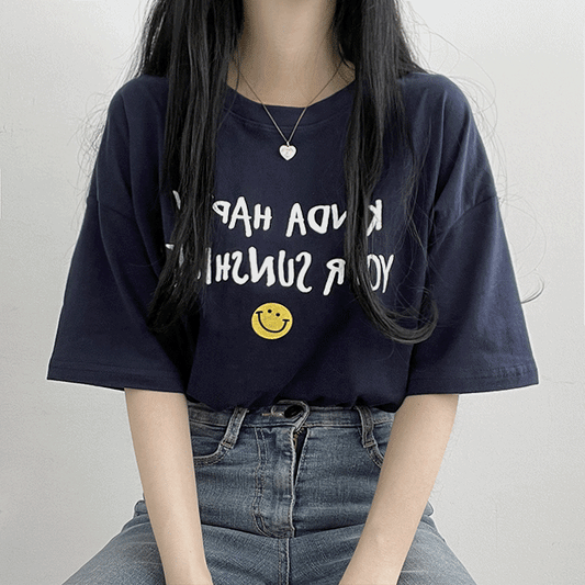 😊Smile笑臉短袖T恤<KR> - IKIMSTORE