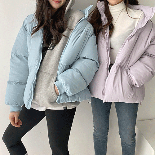【Fit&Warm!】🍬9色Mentos加厚短款棉服 - IKIMSTORE