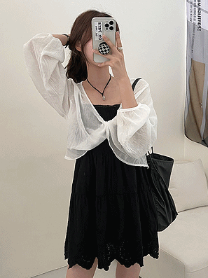 🕊韓製小仙女扭結襯衫(3color) - IKIMSTORE