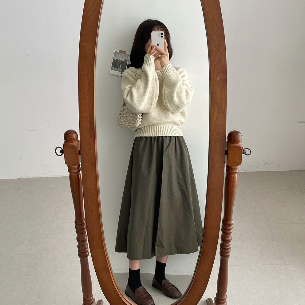 🇰🇷韓製美式休閒長傘裙