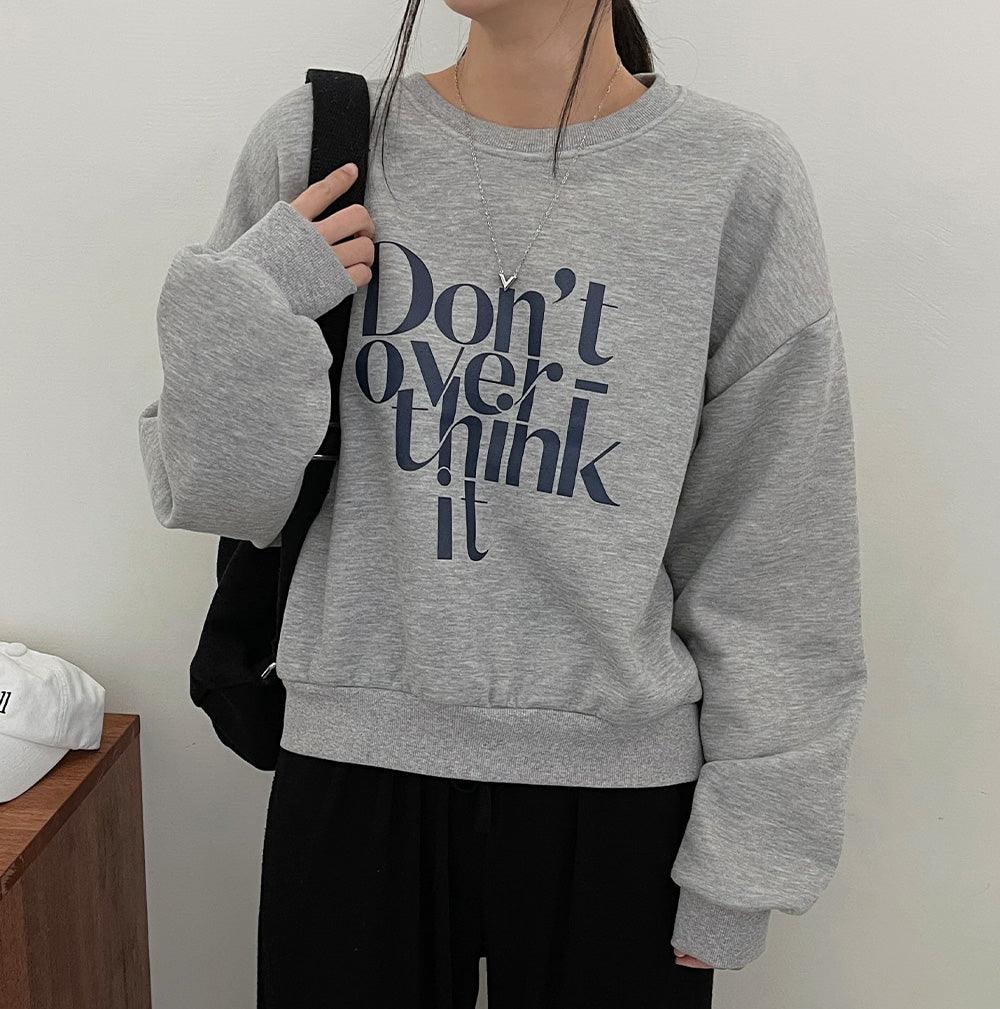 【現貨Oat】Dont韓製短款衛衣(4color)<KR> - IKIMSTORE