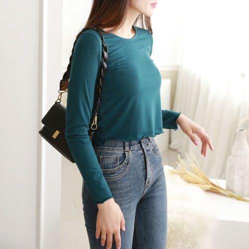 🇰🇷荷葉捲捲邊長袖T - ikimstore