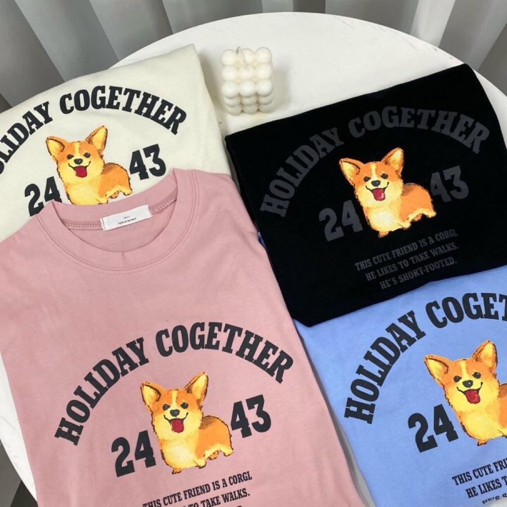 🐶柯基狗仔短袖T恤<KR> - IKIMSTORE