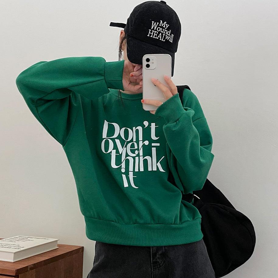 【現貨Oat】Dont韓製短款衛衣(4color)<KR> - IKIMSTORE
