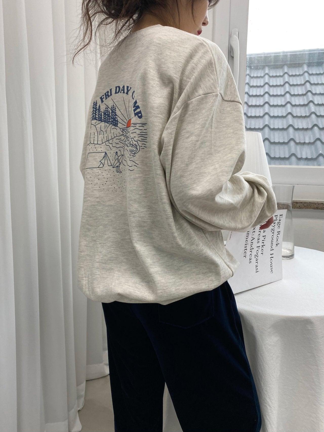 韓製Friday Camp衛衣<KR> - IKIMSTORE