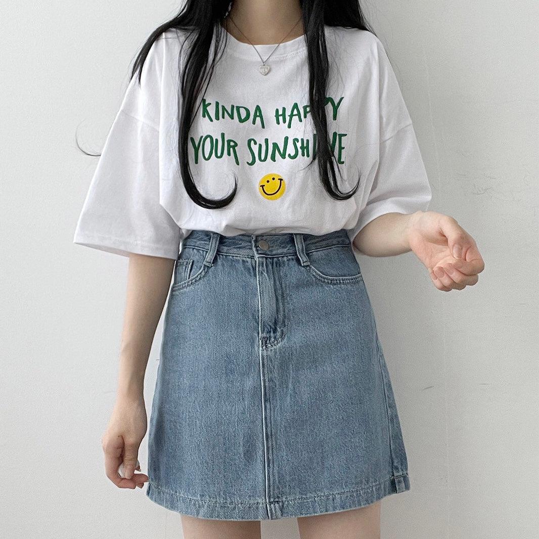 😊Smile笑臉短袖T恤<KR> - IKIMSTORE