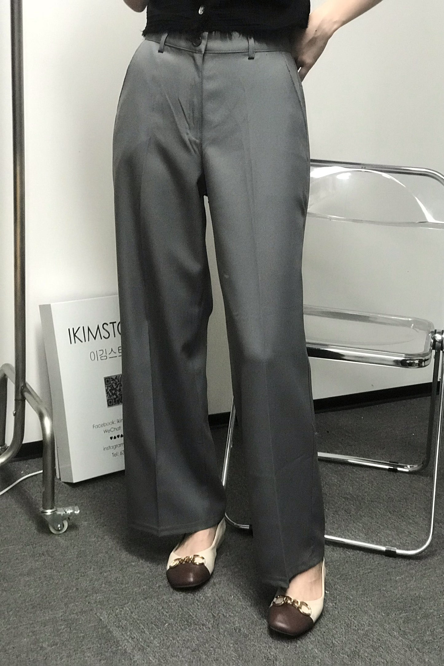 【三種長度】韓製日常西裝闊褲<KR> (S~2XL) - IKIMSTORE