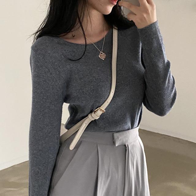 【現貨Cream(M)】天絲暗扣西裝闊褲 <KR> (S-L) - IKIMSTORE