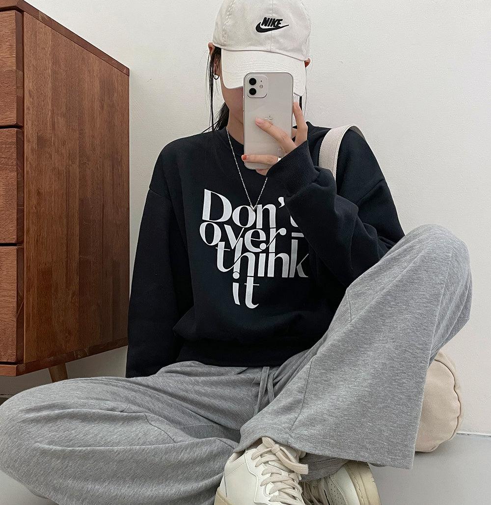【現貨Oat】Dont韓製短款衛衣(4color)<KR> - IKIMSTORE