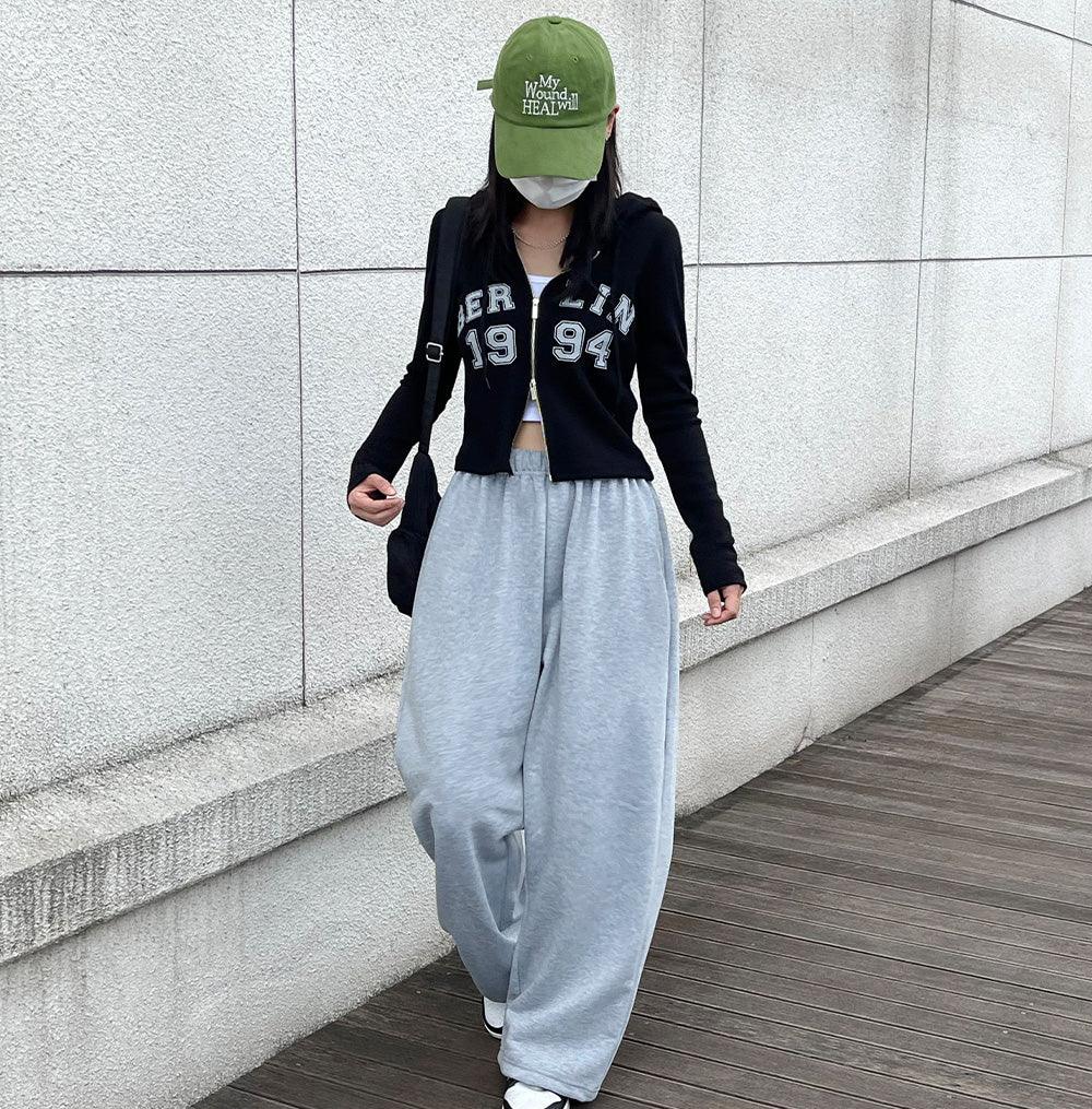 🧇Waffle韓製上下拉鏈連帽外套<KR> - IKIMSTORE