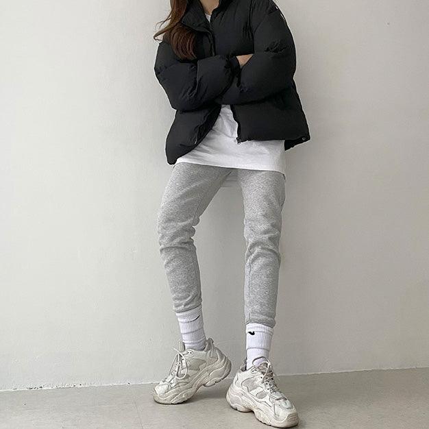 【Fit&Warm!】🍬9色Mentos加厚短款棉服 - IKIMSTORE
