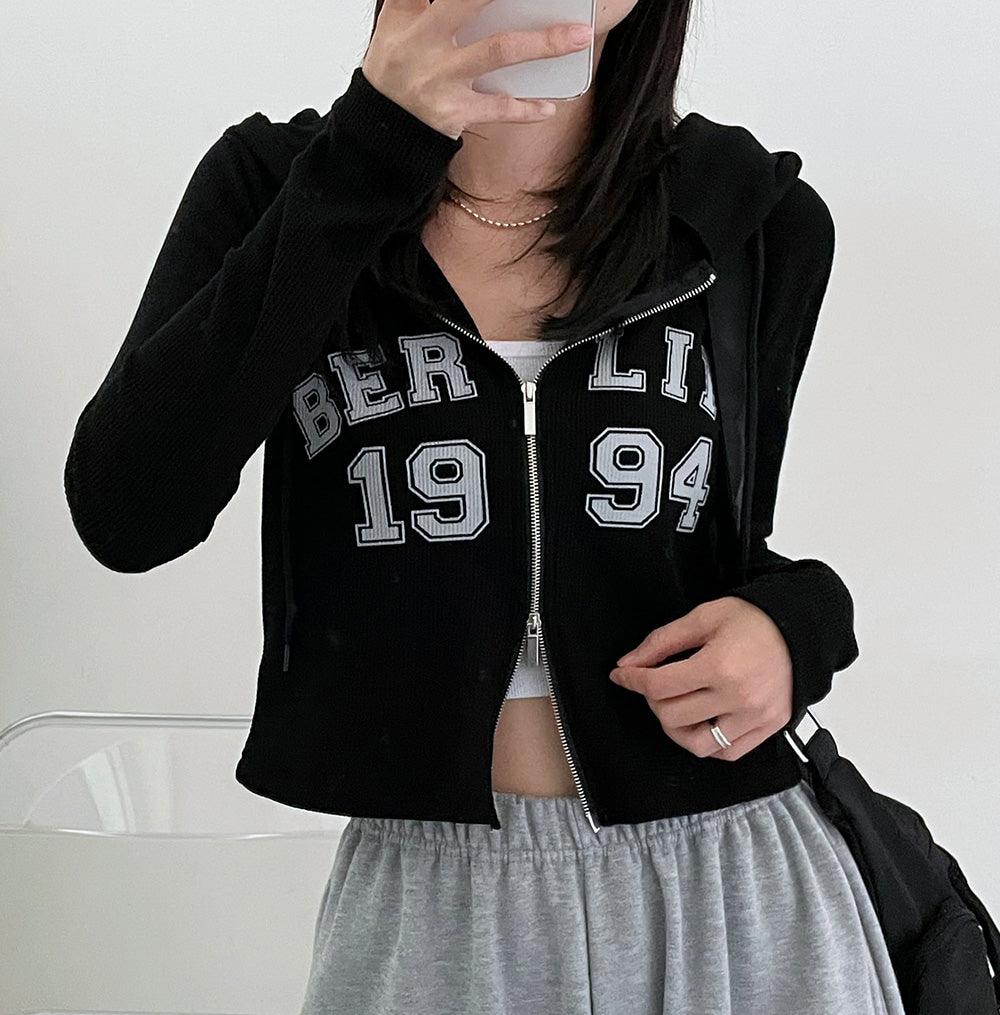 🧇Waffle韓製上下拉鏈連帽外套<KR> - IKIMSTORE