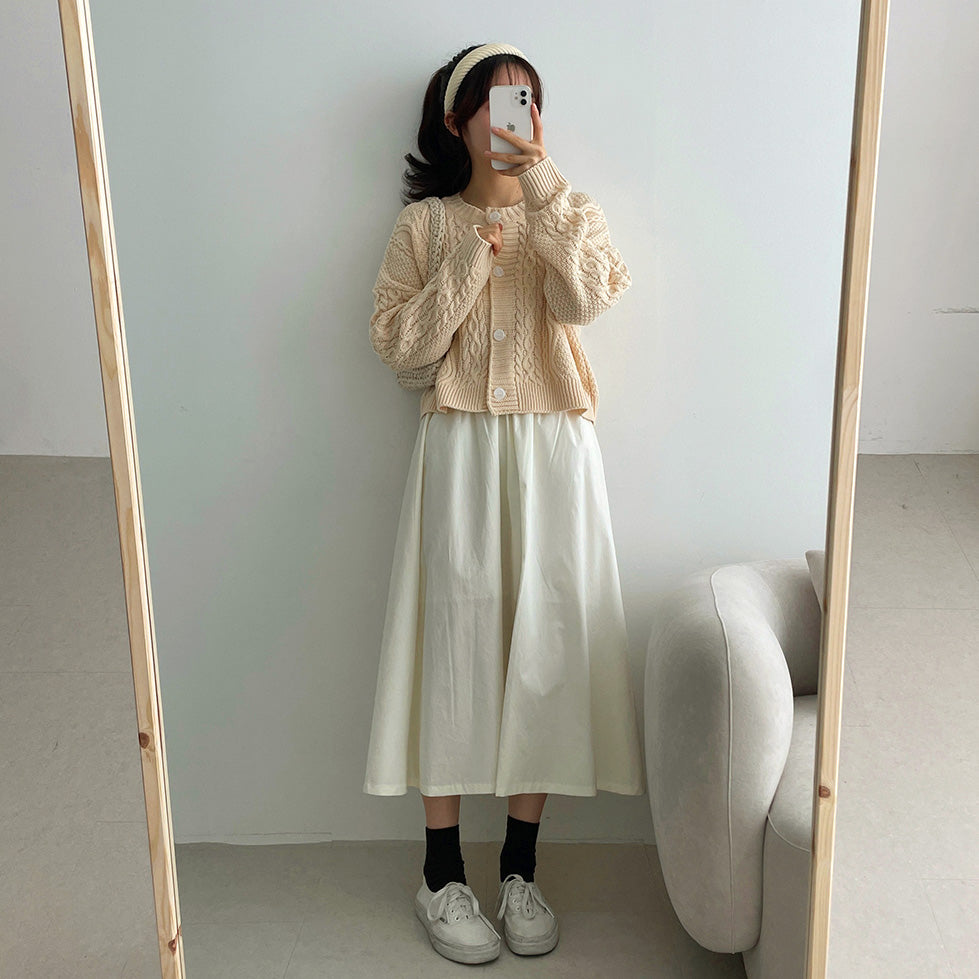 🇰🇷韓製美式休閒長傘裙