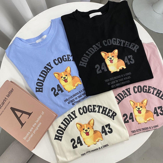 🐶柯基狗仔短袖T恤<KR> - IKIMSTORE