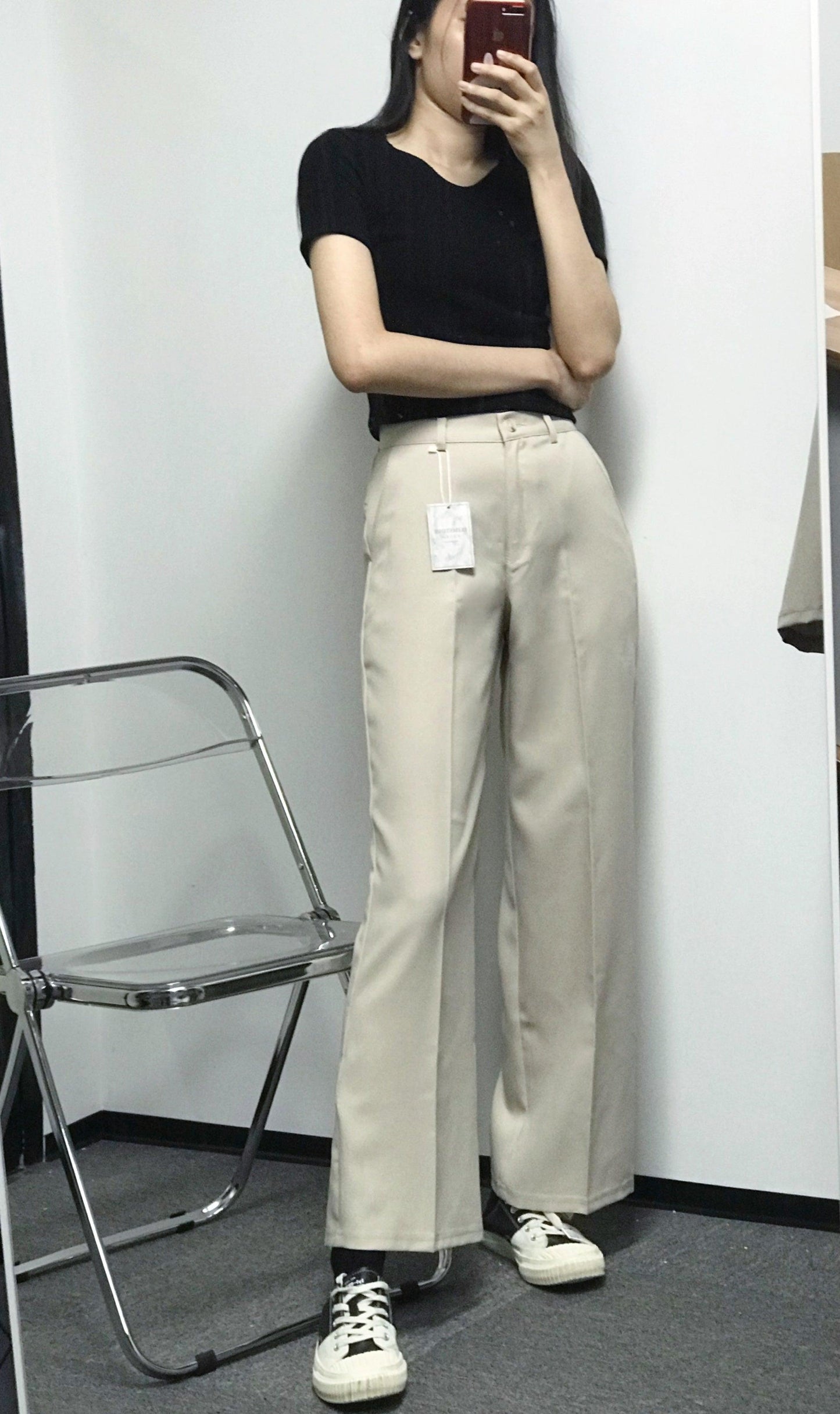 【三種長度】韓製日常西裝闊褲<KR> (S~2XL) - IKIMSTORE