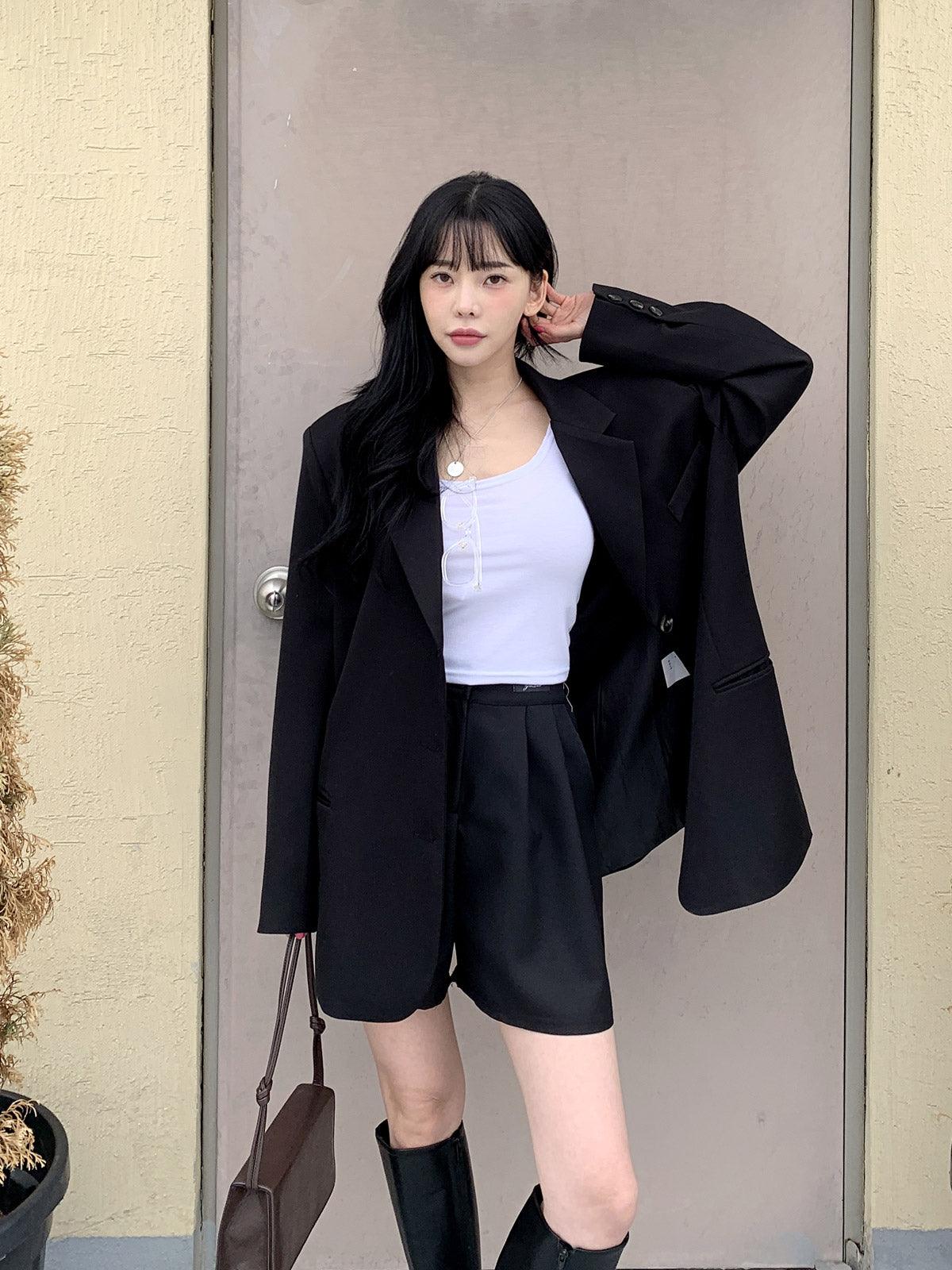 收副乳U領薄款背心<KR> - IKIMSTORE