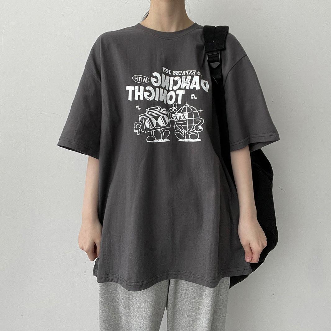 🤖Dancing機械人短袖T恤<KR> - IKIMSTORE