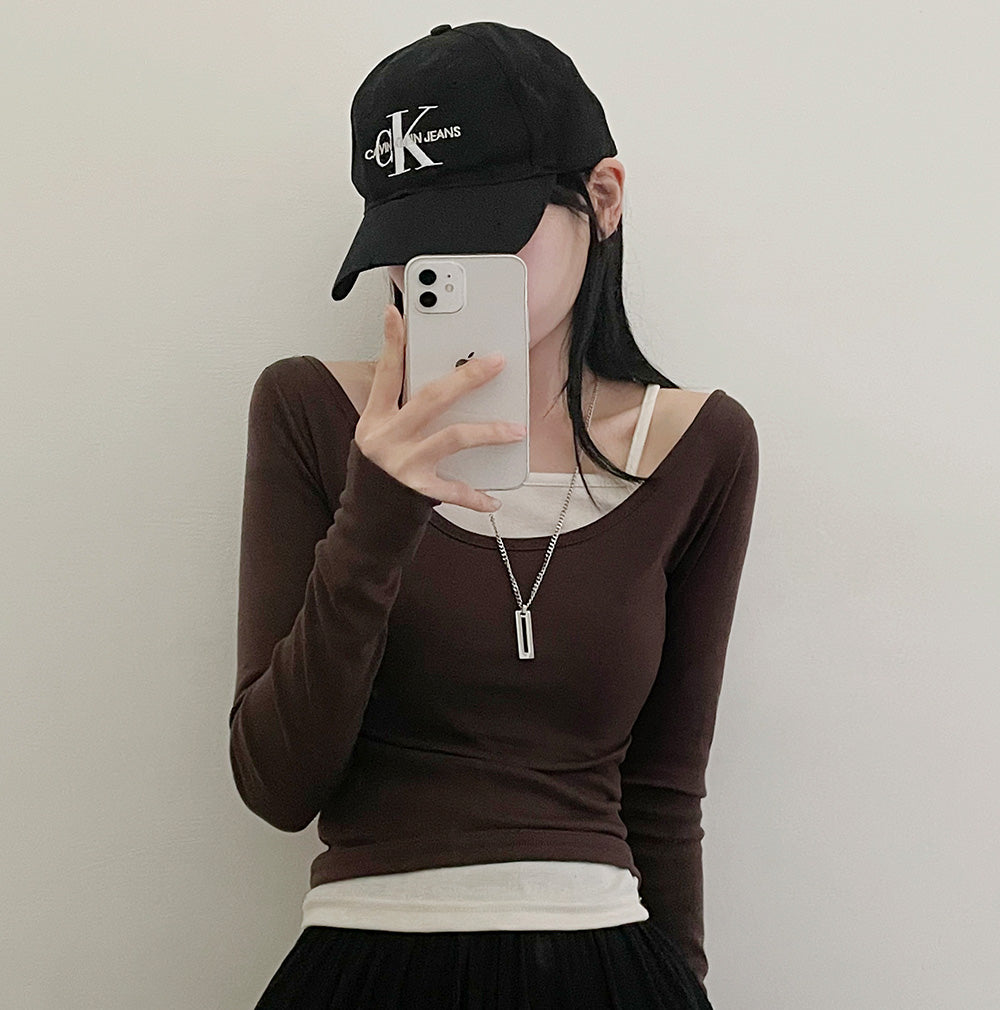 Yu-Neck背心+長袖SET