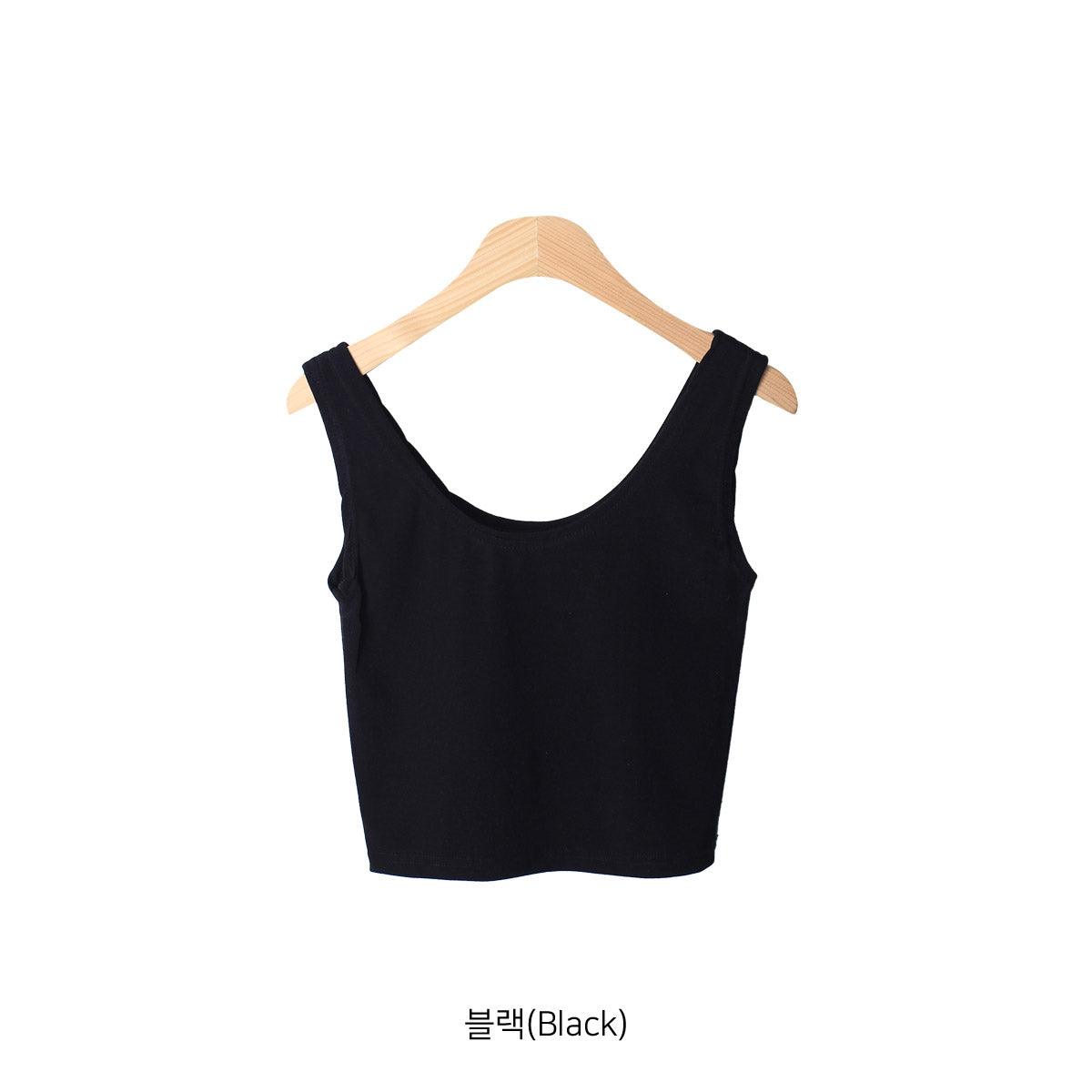 收副乳U領薄款背心<KR> - IKIMSTORE