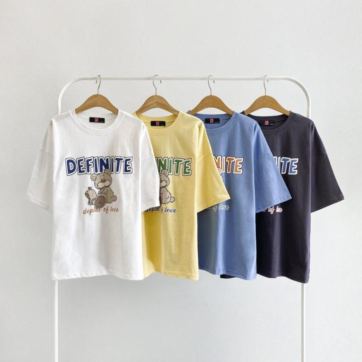 🐻DEFINITE熊仔短袖T恤<KR> - IKIMSTORE