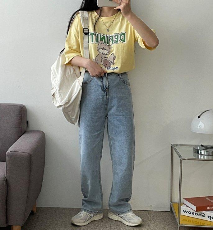 🐻DEFINITE熊仔短袖T恤<KR> - IKIMSTORE