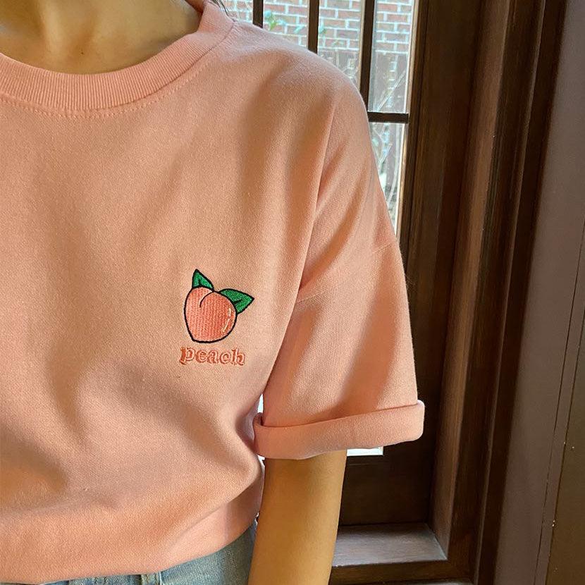🇰🇷韓製水果刺繡短袖T恤<KR> - IKIMSTORE