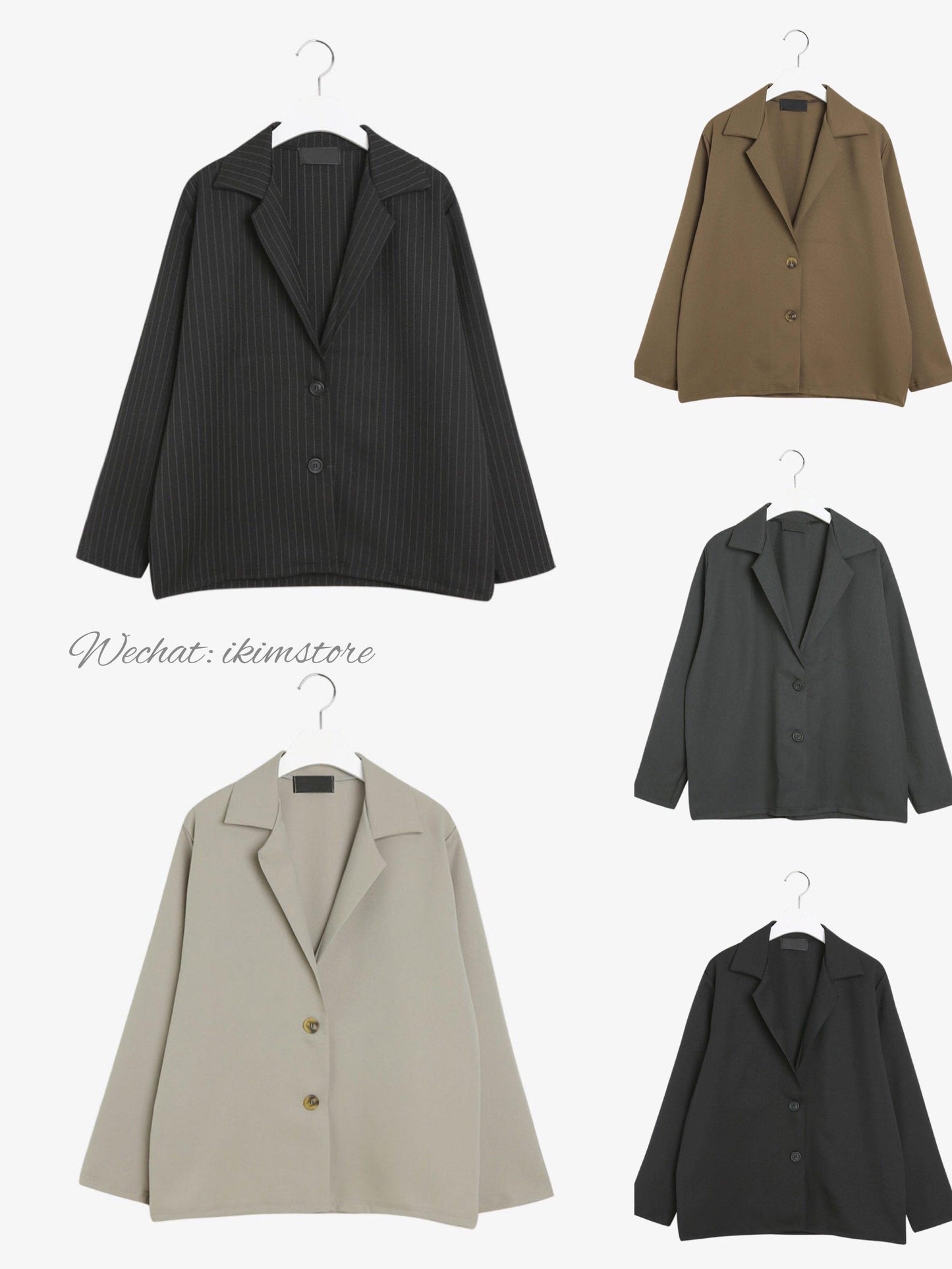 【現貨】韓製雙扣西裝外套 <KR> - IKIMSTORE