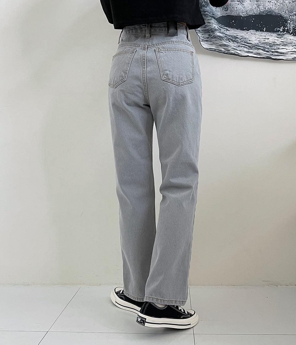 【Straight Fit!】韓製直筒六色牛仔褲<KR>(S-L) - IKIMSTORE
