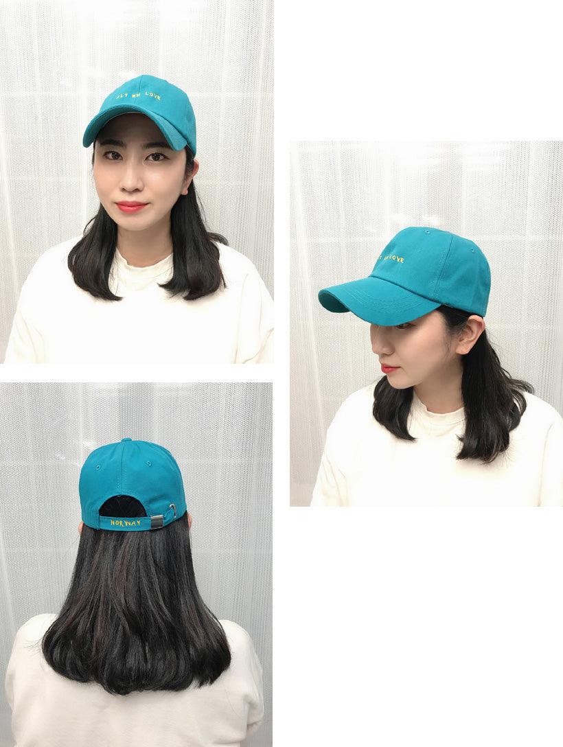 💛Alt er Love韓製湖水藍棒球帽<KR> - IKIMSTORE