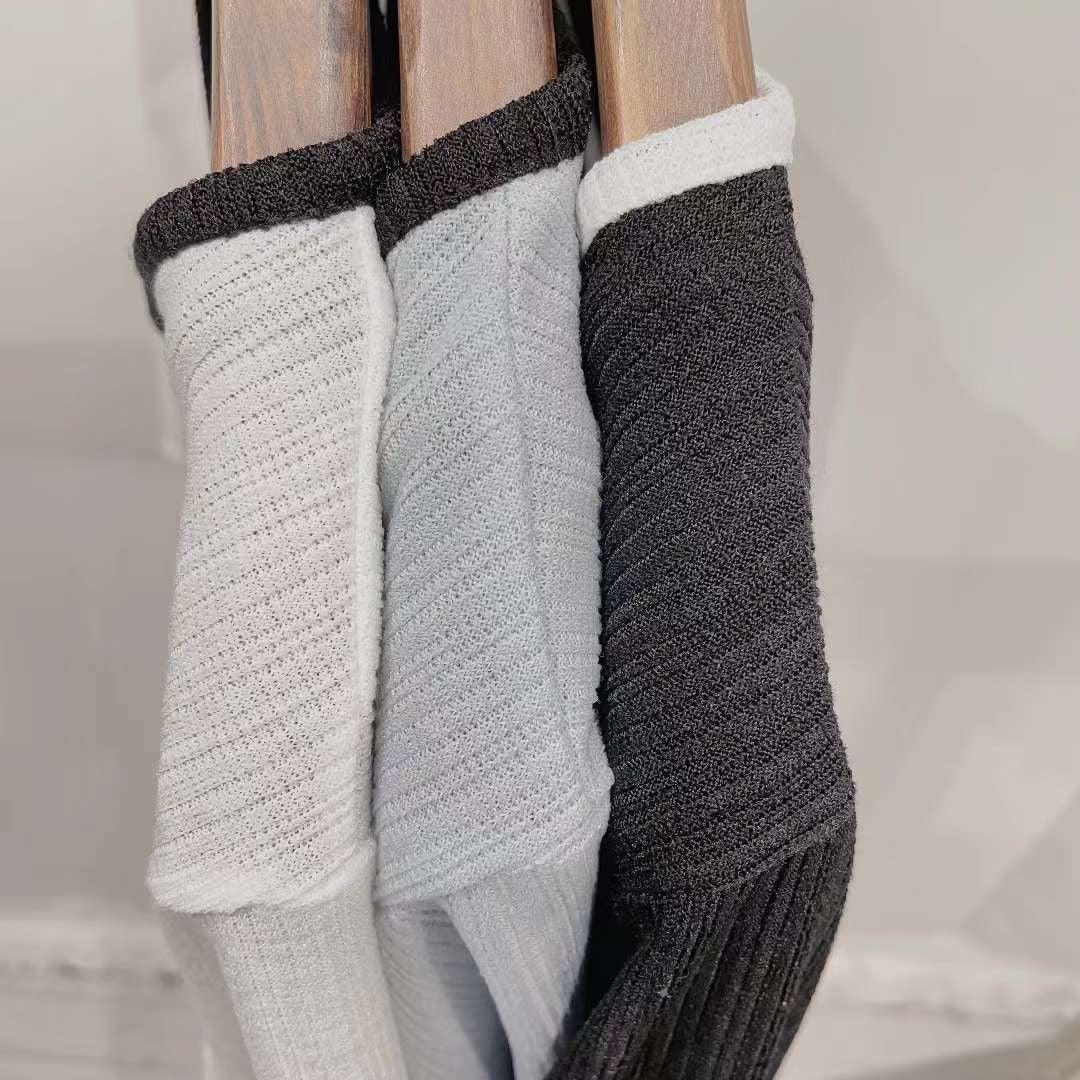 撞色蝴蝶結綁帶背心外套SET<KR> - IKIMSTORE